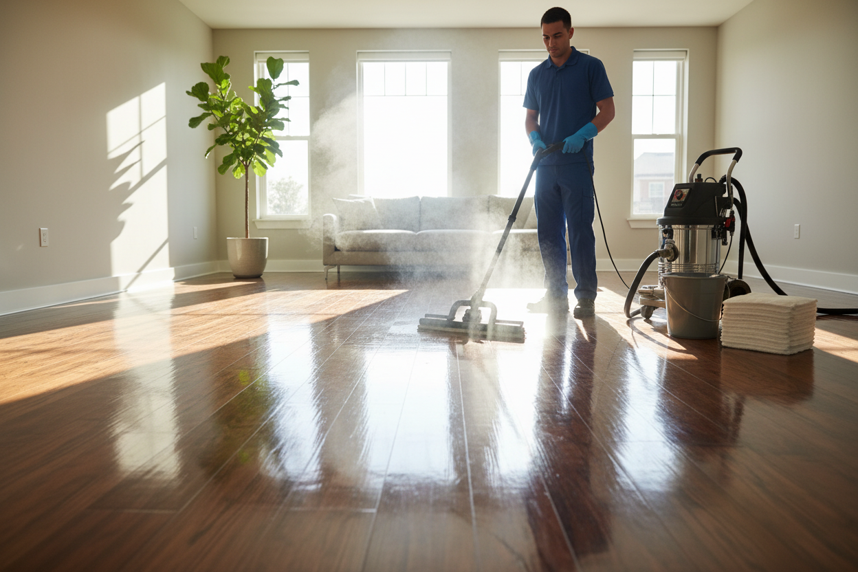 Hard floor cleaning service